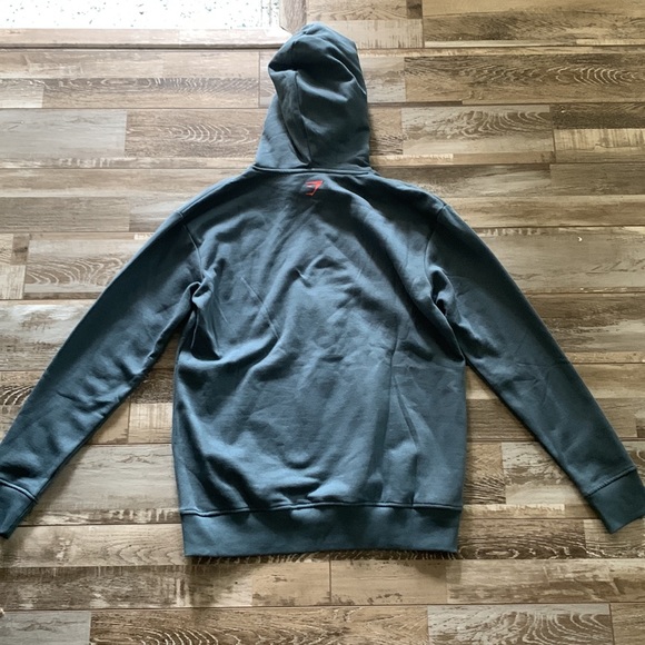 APOLLO GRAPHIC OVERSIZED HOODIE | Teal - Picture 5 of 5
